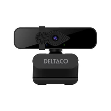 Deltaco Webkamera 2K QHD 30 bilder per sekund 3,7 MP