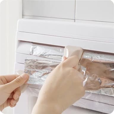 Veggholder for plastfolie / aluminiumsfolie og kjøkkenpapir