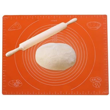 Silikonbakematte med sklisikker overflate