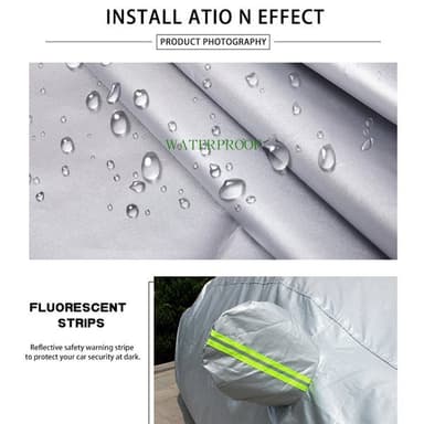 Presenning til bil 450x175x150cm