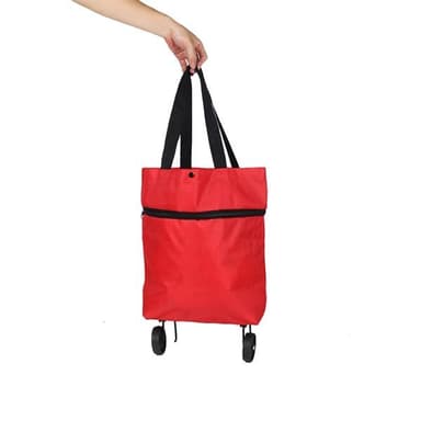 Sammenleggbar Shoppingveske på hjul