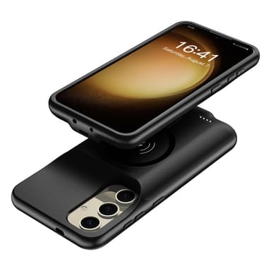 For Samsung Galaxy S25+ (Plus) Ladedeksel Shell 10000mAh batterikompatibel MagSafe