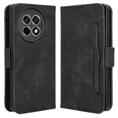 For OnePlus 13R Veske Lommebok Veske Shell Telefonveske Ekstra kort - Svart