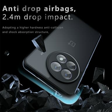 Telefonveske TPU-skall bakdeksel OnePlus OnePlus 13R - Svart