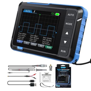 FNIRSI DSO153 2 i 1 mini oscilloskop og signalgenerator, 2,8"" skjerm, 5MS/s 1MHz