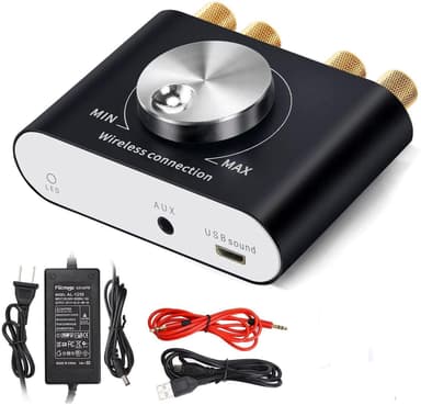 Bluetooth 5.0 Stereo Digital Audio Amplifier 2x30W AUX / USB / BT
