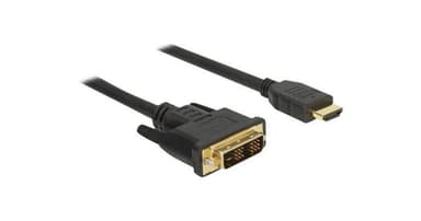 NÖRDIC 5m kabel HDMI Høy hastighet til DVI-D Single Link 18 + 1 Oppløsning 1920x1200 60Hz 5.1gbps Clean Copper 99.99%
