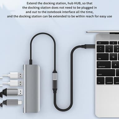 NÖRDIC 1,5m USB3.2 Gen2 USB-C-forlengelseskabel ha til ho 10Gbps 5A 100W Thunderbolt3