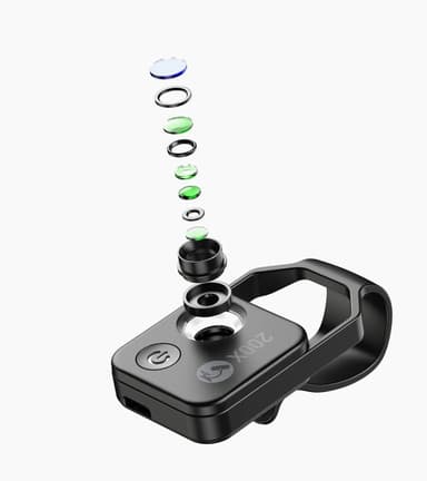 APEXEL 200x Mobilmikroskop, Mini Lommermikroskop, 6 LED-lysguider, 2 nivåer av lysstyrkejustering, Forstørrelses Makrolinsekit for Mobilkamera