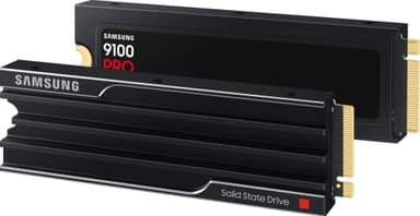 Samsung 9100 Pro intern SSD med varmespreder (4TB)