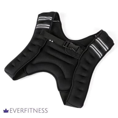 Vektvest 5 kg med lycra og stålkuler