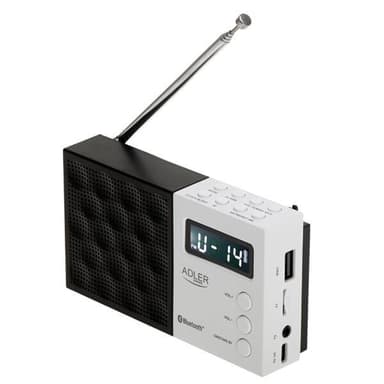 Adler FM-radio med PLL, Bluetooth og USB/SD-avspilling