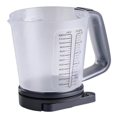 Kjøkkenvekt med 1200 ml målekanne og LCD-display