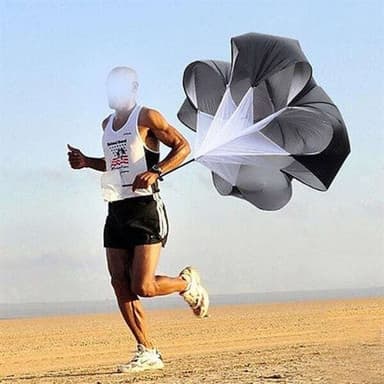 Parachute run - Fallskjerm for løping