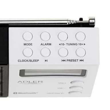 Adler FM-radio med PLL, Bluetooth og USB/SD-avspilling