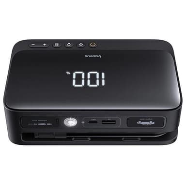 Baseus Super Energy 4i1 600A Powerbank / Kompressor / Lommelykt / Jump Starter