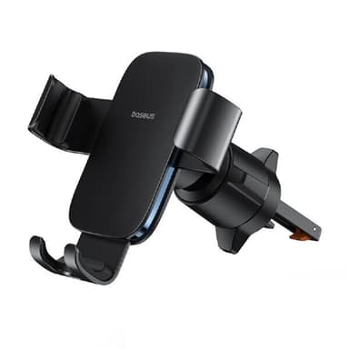Baseus Metal Age 3 Gravity bilholder for ventilasjonsgitter - Svart