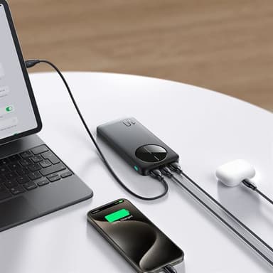 Joyroom powerbank 10000 mAh med 2xUSB og 1xUSB-C for hurtiglading