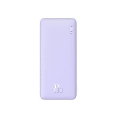 Baseus Airpow Powerbank med toveis hurtiglading 20W 20000mAh - Lilla