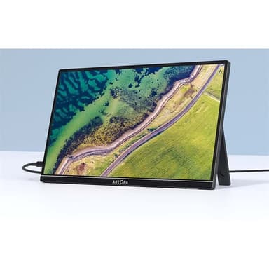Arzopa 14"" bærbar skjerm med Full HD og USB-C-tilkobling