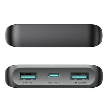 Joyroom Powerbank 25W 10000mAh 2XUSB og 1xUSB-C - Svart