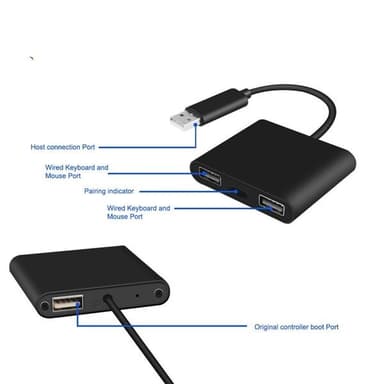 Tangentbord & Mus adapter Xbox / PS4