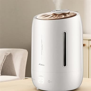 Deerma F600 ultralyd luftfukter med 5L tank og berøringspanel