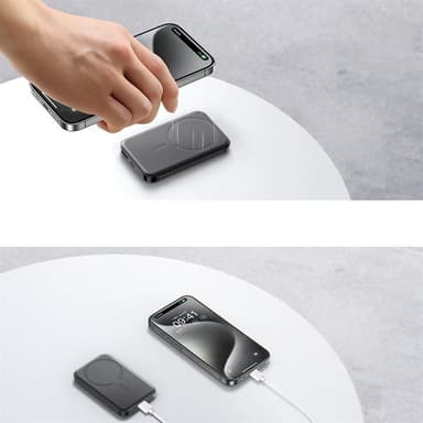 Joyroom Mini Powerbank 5000mAh med trådløs lading 20W