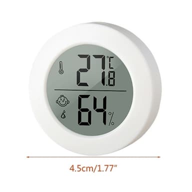 Termometer Hygrometer Hjem Bil Innendørs Utendørs Temperatur Fuktighetsmåler
