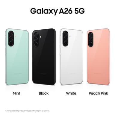 Samsung Galaxy A26 5G smarttelefon 6/128GB (sort)