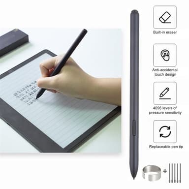 Trykkfølsom styluspenn med høy presisjon for Samsung Tab - Svart