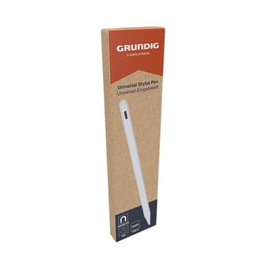 Grundig styluspenn - hvit med universell kompatibilitet