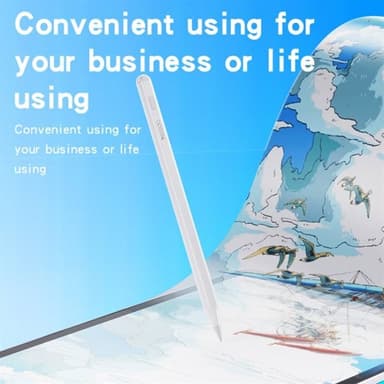 Magetic Universal Stylus Pen med lang batterilevetid - Hvit