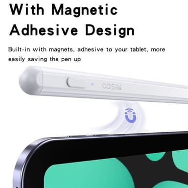 Magetic Universal Stylus Pen med lang batterilevetid - Hvit