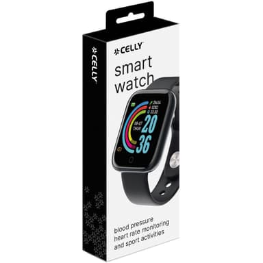 Celly Trainerbeat Smartwatch Svart