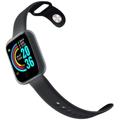 Celly Trainerbeat Smartwatch med to reimer Svart + Lilla