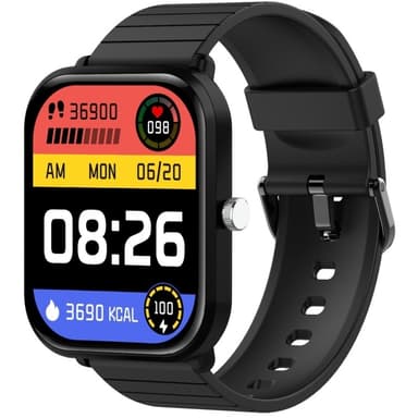 Celly Trainermate 2 Smartwatch med rektangulær urskive, svart
