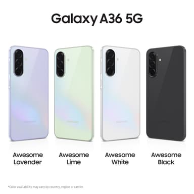 Samsung Galaxy A36 5G smarttelefon 6/128GB (lime)