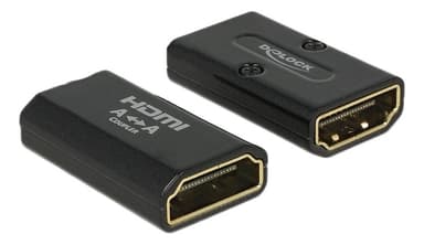 DeLOCK HDMI-adapter, 19-pinners ho-ho, gullbelagt, 3840x216