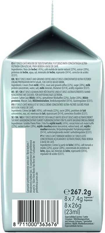 Tassimo L’Or Latte Macchiato kaffekapsler 4090856