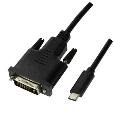 LogiLink USB-C -> DVI 1080p 1,8 m