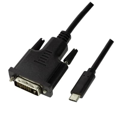 LogiLink USB-C -> DVI 1080p 1,8 m
