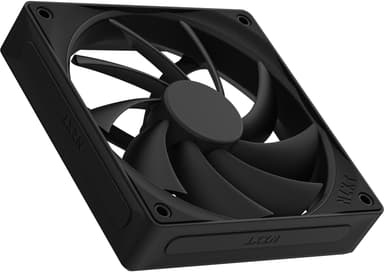 NZXT F120Q V2 Quiet Airflow 120mm PWM-vifte (sort)