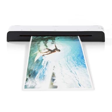 Nedis Laminator | Hot & Cold | A3 | 300 mm/min | Slå av automatisk | Nettstrøm drevet | Hvit