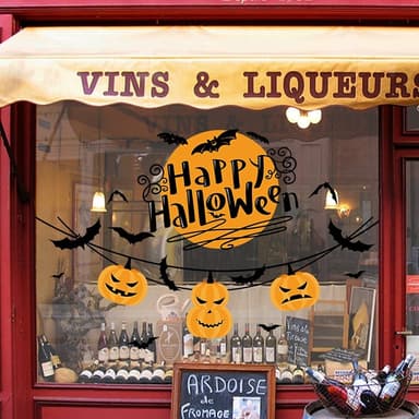 Veggdekorasjon med Halloween-motiv, Happy Halloween 60x45cm