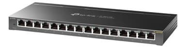 TP-LINK TL-SG116E, 16-ports Gigabit Pro-svitsj uten administrasjon, svart