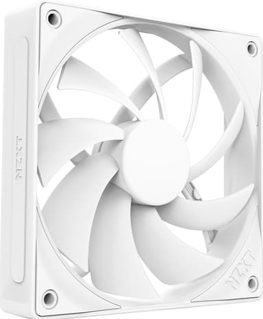 NZXT F120Q V2 Quiet Airflow 120mm PWM-vifte (hvit)