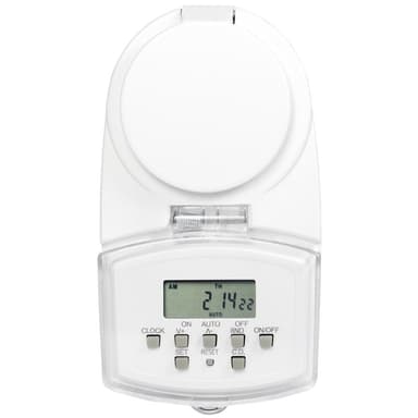 LogiLink Utendørs timer Digital 1800W IP44