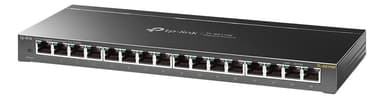 TP-LINK TL-SG116E, 16-ports Gigabit Pro-svitsj uten administrasjon, svart