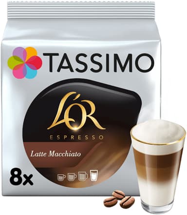 Tassimo L’Or Latte Macchiato kaffekapsler 4090856